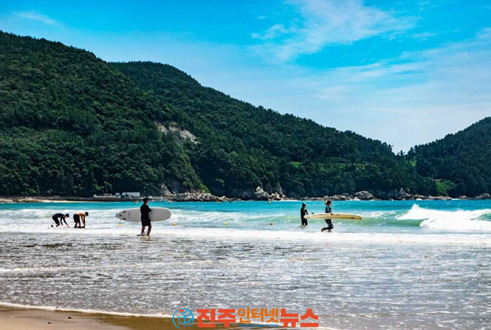남해 송정솔바람해변