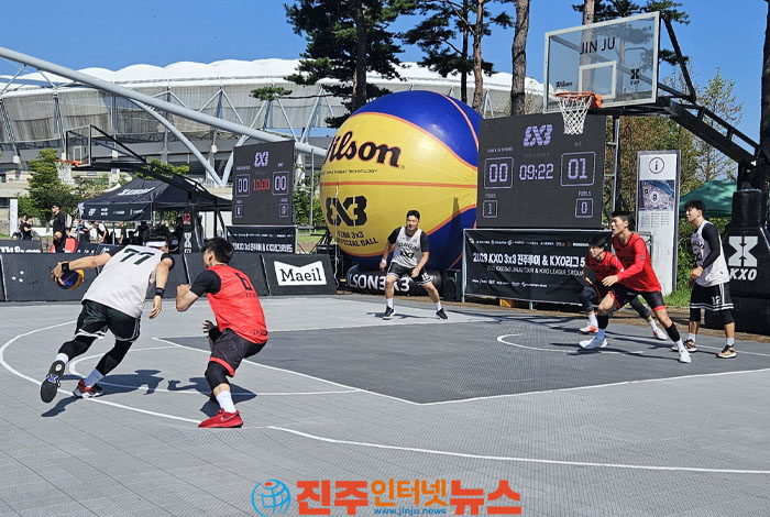 한국3x3농구연맹, 5라운드 경기 ‘2023 KXO 3x3 진주투어’