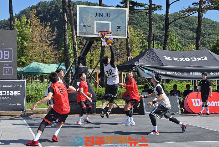 한국3x3농구연맹, 5라운드 경기 ‘2023 KXO 3x3 진주투어’