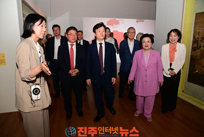 진주시·국립진주박물관 공동기획 ‘한국 채색화의 흐름Ⅱ’ 개막
