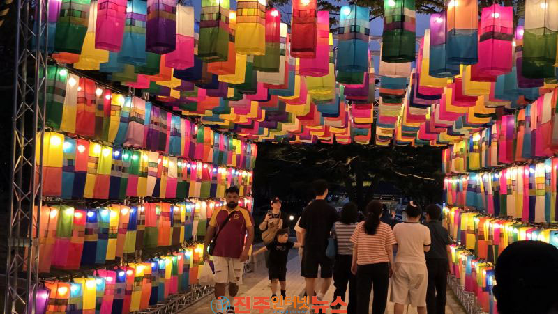 진주 실크등 전주단오축제를 빛으로 물들이다
