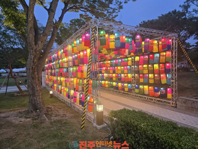 진주 실크등 전주단오축제를 빛으로 물들이다