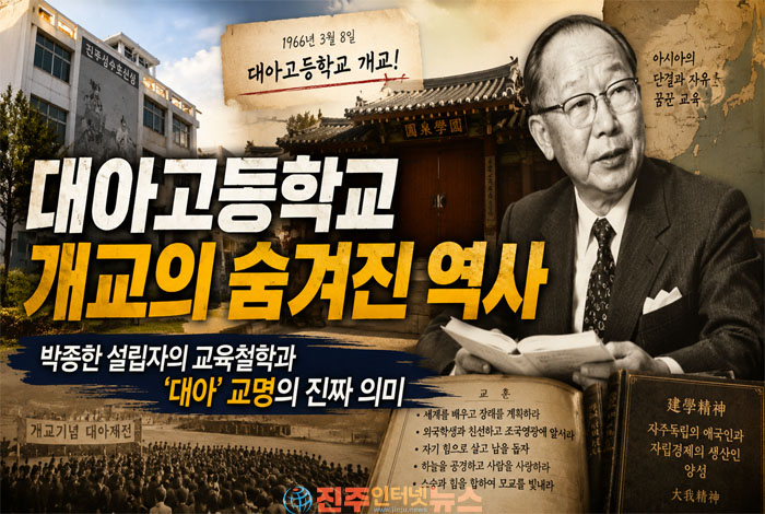 대아고등학교 개교의 숨겨진 역사… '아시아를 품은 학교'는 어떻게 탄생했나