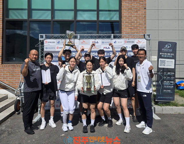 경남 펜싱 남녀 단체전 동반 3위·국가대표 배출