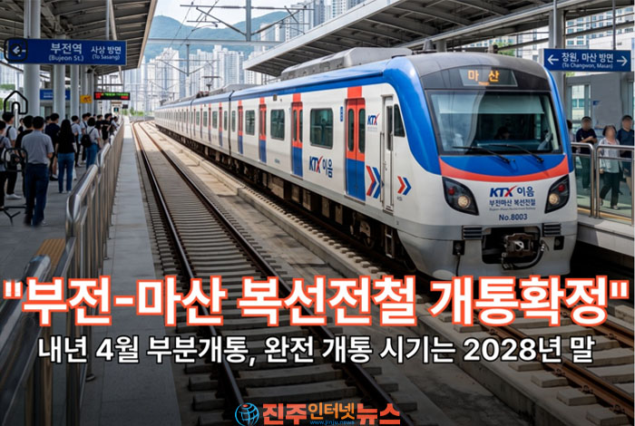 부전~마산 복선전철 2027년 부분 개통…2028년 전체 개통 가능할까? 피난통로가 변수