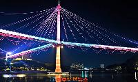 의령군, 여름밤 빛나는 야경 명소 추천…의령구름다리부터 정암루·솥바위까지 감성 야간 산책