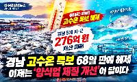 경남 고수온 특보 68일 만에 해제…276억 피해, 양식업 체질 개선이 답이다